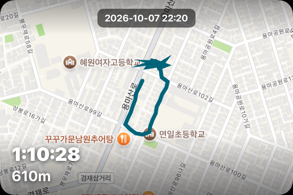 산책 인증