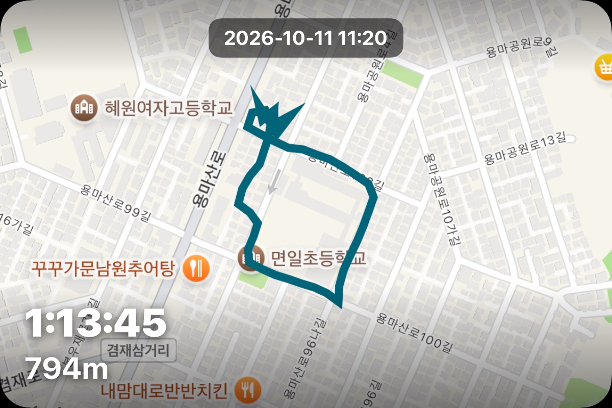 산책 인증