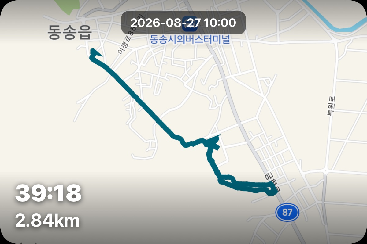 산책 인증